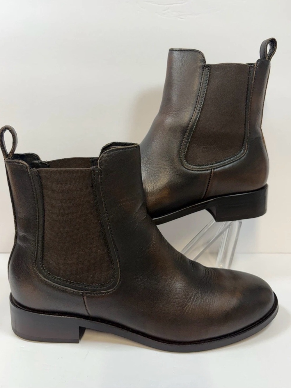 Thursday Boot Company Dark Brown Leather Chelsea Boots